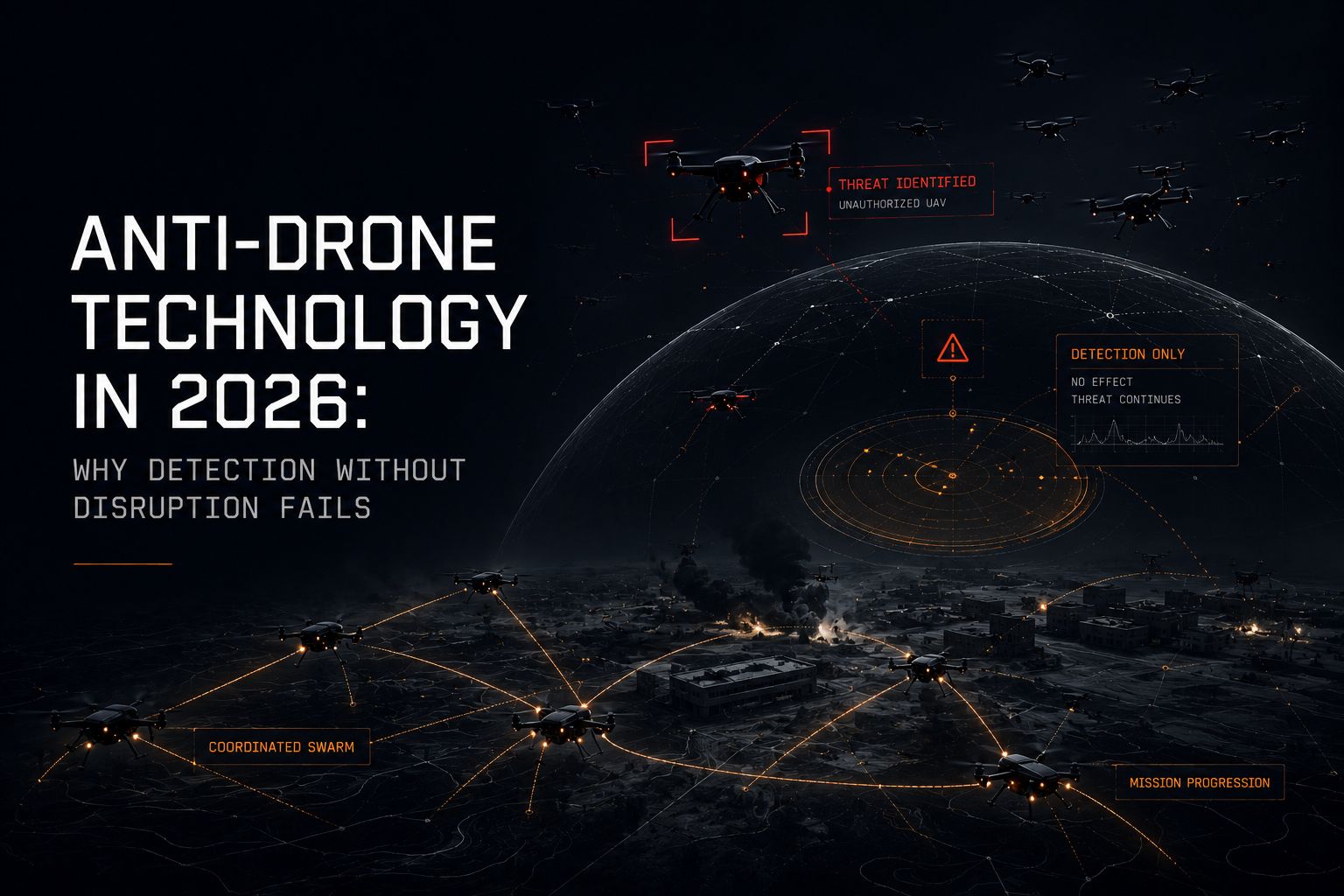 Anti-Drone Technology in 2026: Why Detection Without Disruption Fails