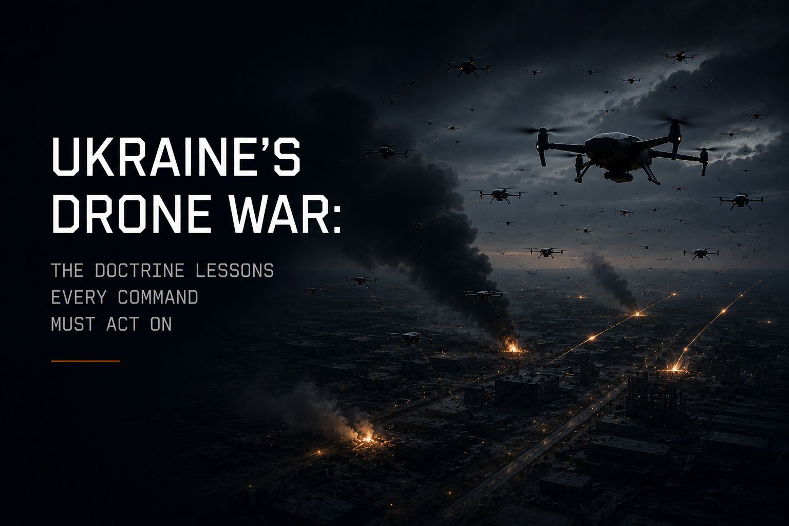 Ukraine's Drone War: The Doctrine Lessons Every Command Must Act On