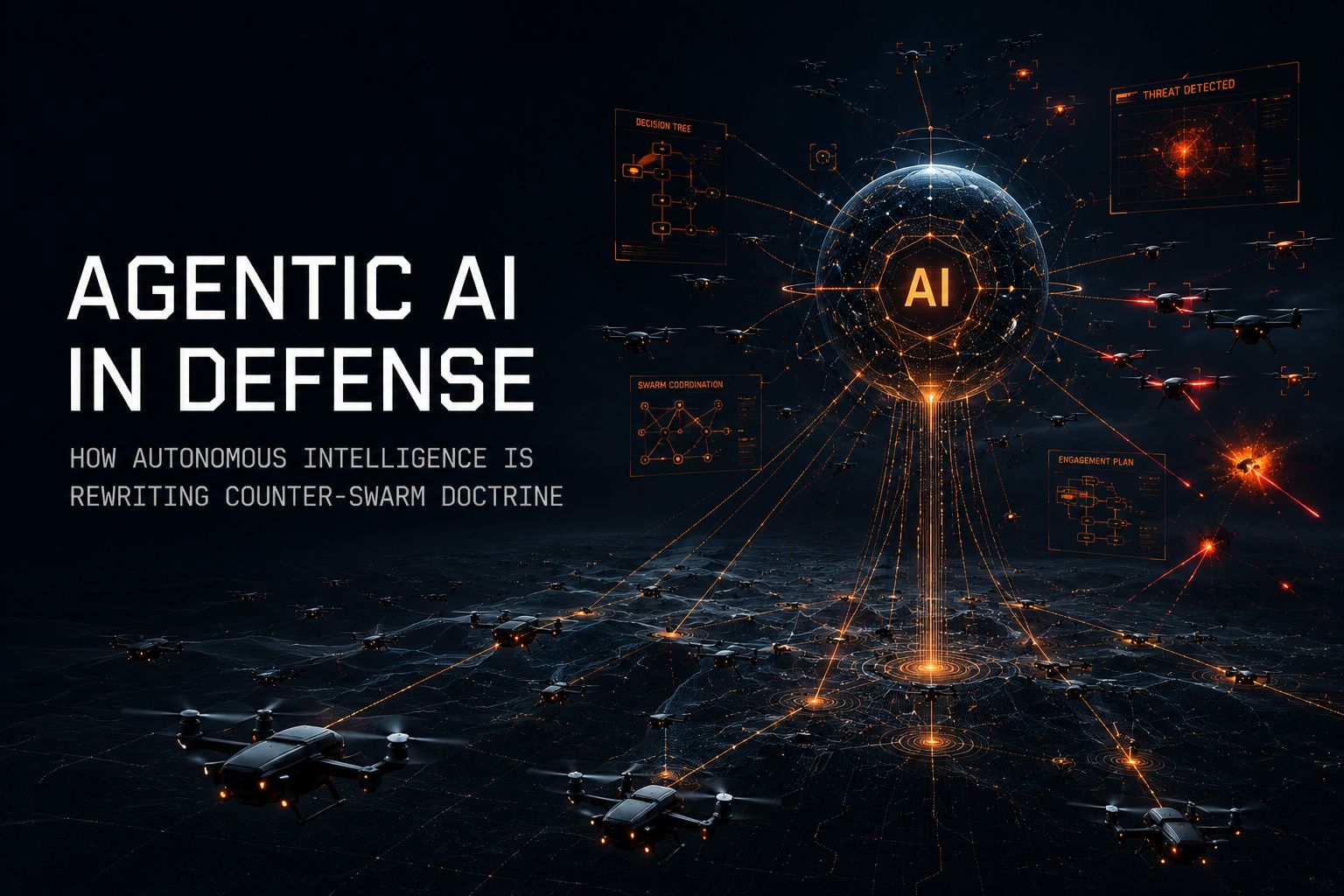 Agentic AI in Defense: How Autonomous Intelligence Is Rewriting Counter-Swarm Doctrine