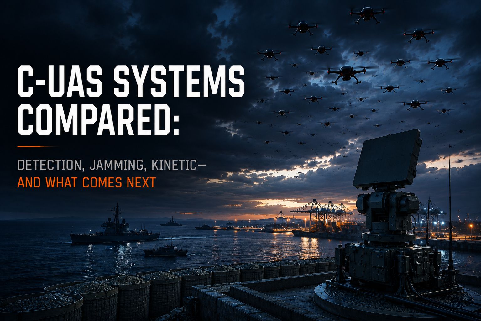 C-UAS Systems Compared: Detection, Jamming, Kinetic and What Comes Next