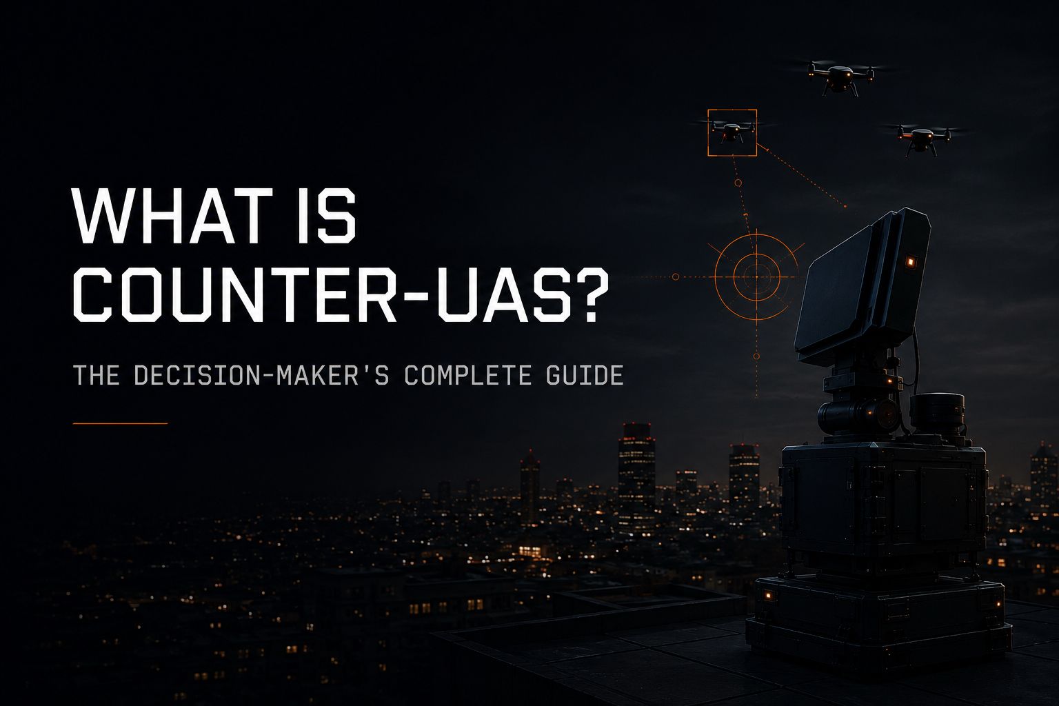 What Is Counter-UAS? The Decision-Maker's Complete Guide